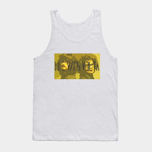 Yellow Cedric & Omar Tank Top by negative-space-designs